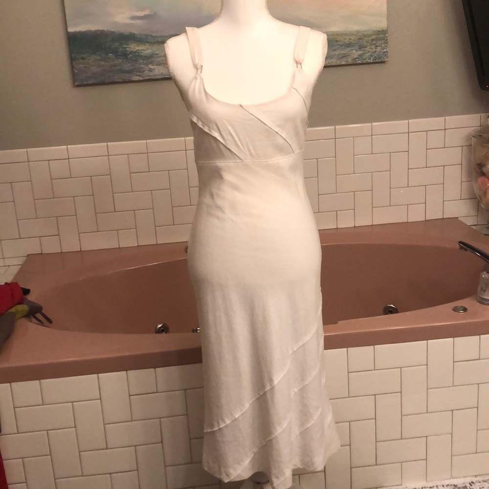 Spanish Ana Sousa Linen Midi Dress